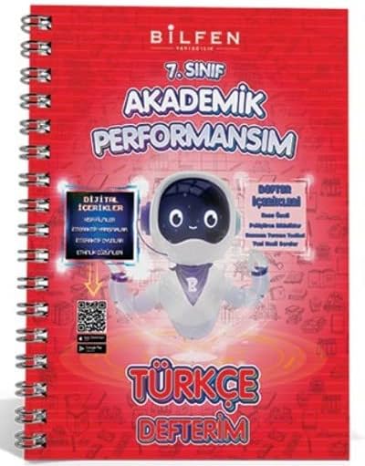 Türkçe 7 Akademik Performansım Defterim Yayıncılık