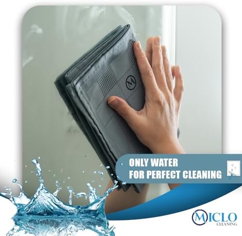 | Mikrofiber Temizlik Bezi 3'lü Set - Sihirli Bez | Cam Ayna Bezi | Dark Seri