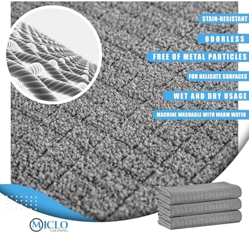 | Mikrofiber Kareli Mutfak Bezi | 40x40cm Leke Tutmaz, Koku yapmaz | Deterjan ile Kullanıma Uygun | x3 Adet