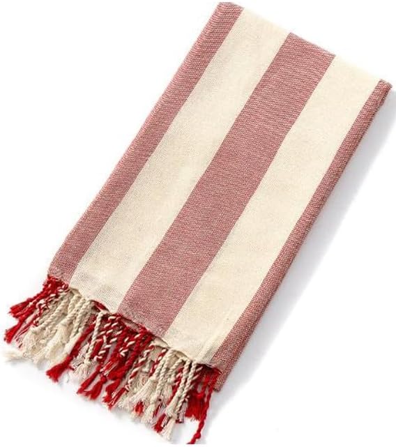 Banyo Havlusu Plaj Havlusu Kırmızı