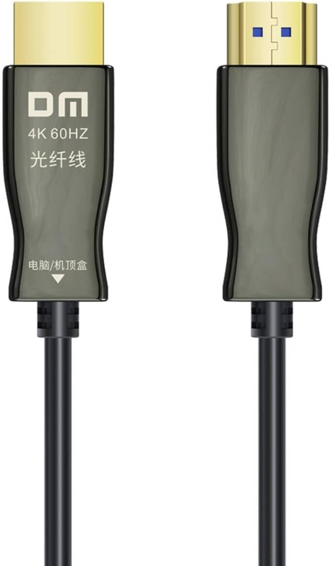 DM HI050 4K 60Hz 2K 144Hz HDMI 2.0 Fiber Optik Görüntü ve Ses Aktarım Kablosu 50 Metre
