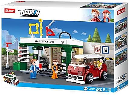 Town Oyuncak Benzin İstasyonu Yapım Seti, 322 Parça