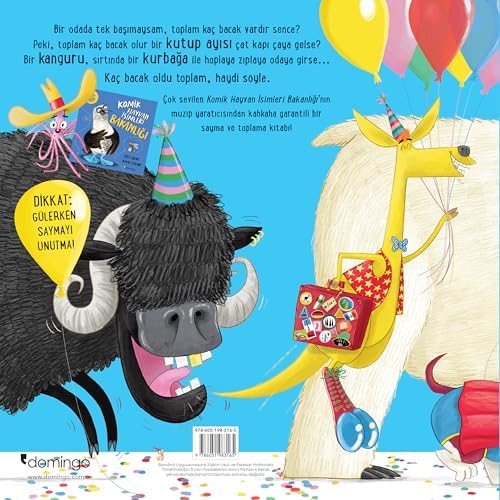 Ne Çok Bacak!: Aşırı Eğlenceli Sayma ve Toplama Kitabı