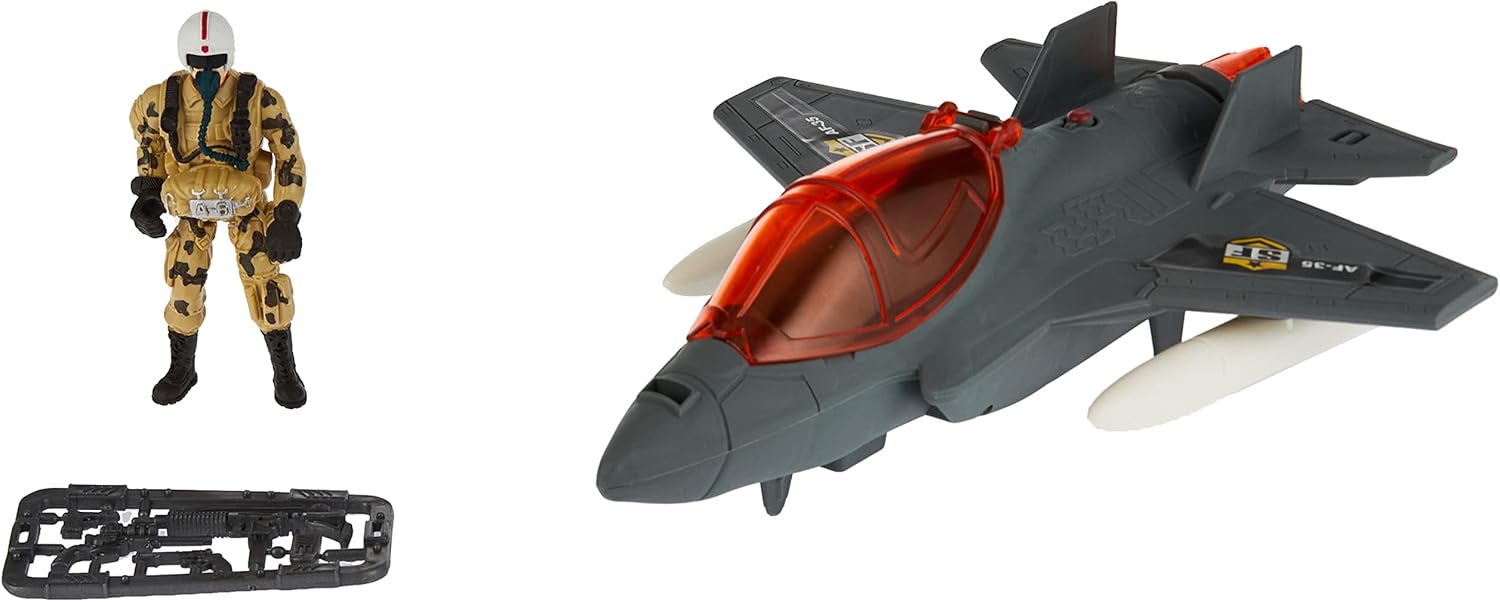 Chap Mei Asker Oyun Set Soldier Air Falcon Patrol 1Uçak/1Fgr.Aks.Ses/Işik