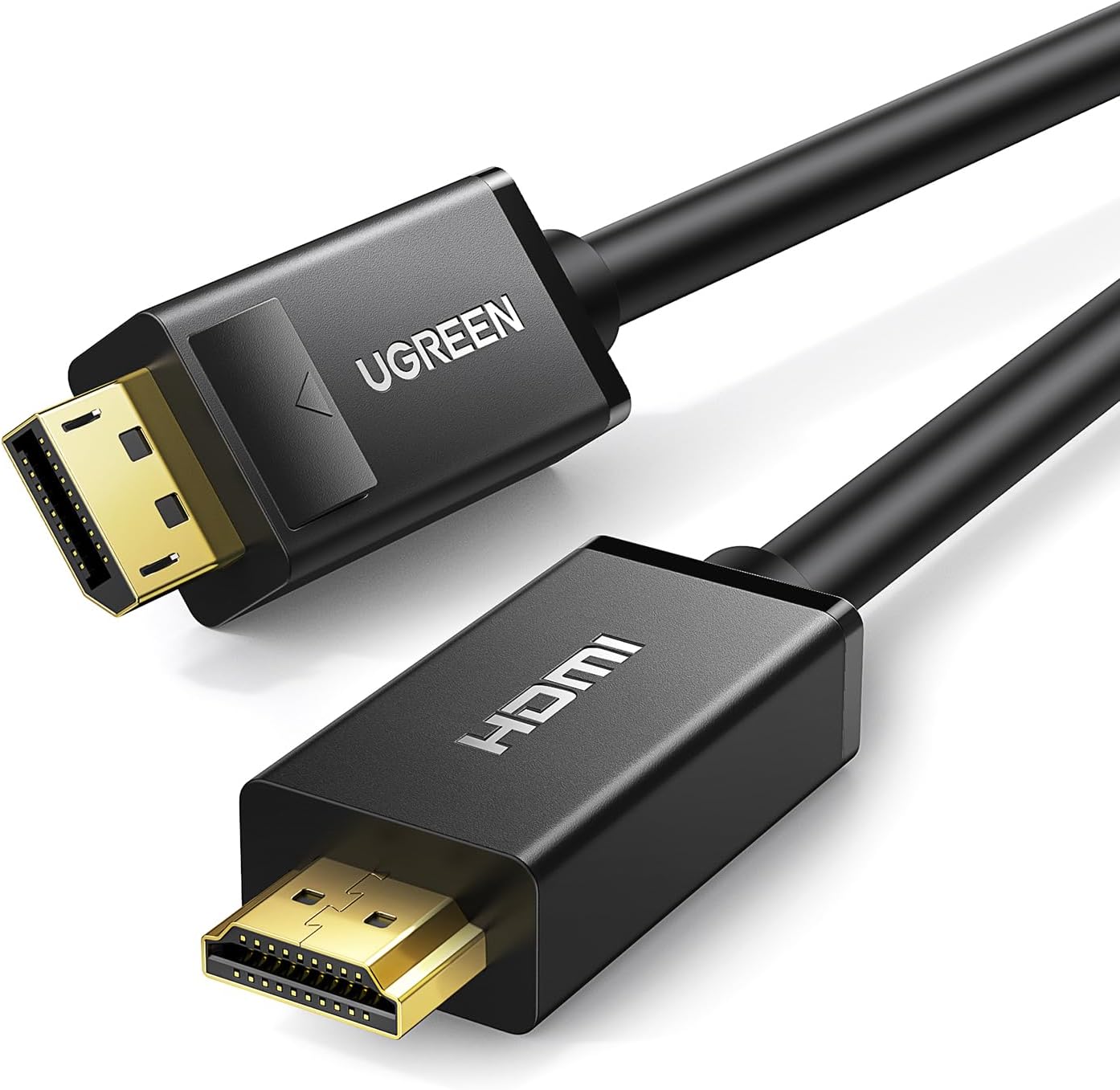 4K Displayport HDMI Dönüştürücü Kablo, 3 Metre, Siyah
