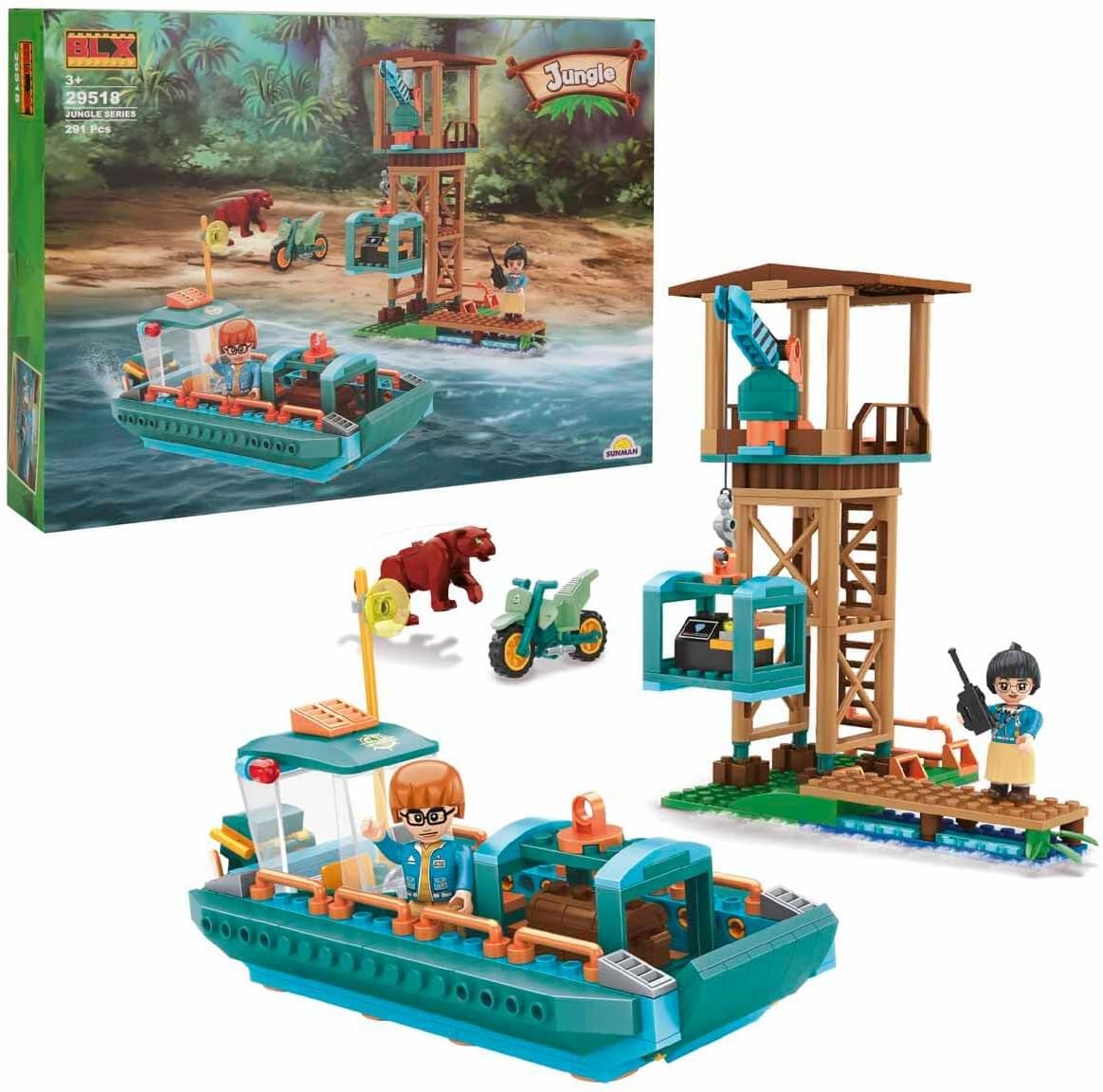 Jungle Jungle Set 2Fgr.291Prç.