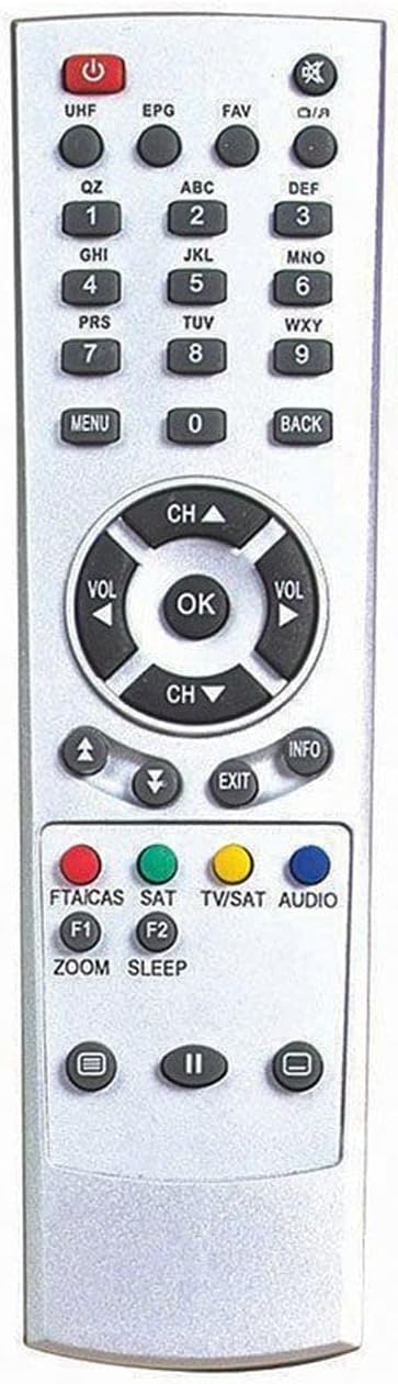 Elton Uydu Alıcılı Led Televizyon Kumandası Kırmızı Logolu Model