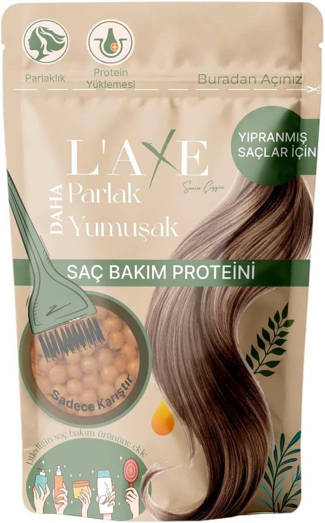 Yıpranmış - Yanmış Saçlara Canlılık Terapisi | Saç Bakım Proteini | 50 Gram
