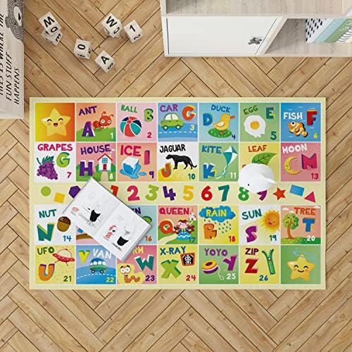 İngilizce Kelime Öğretici Oyun Matı - Bebek Oyun Halısı