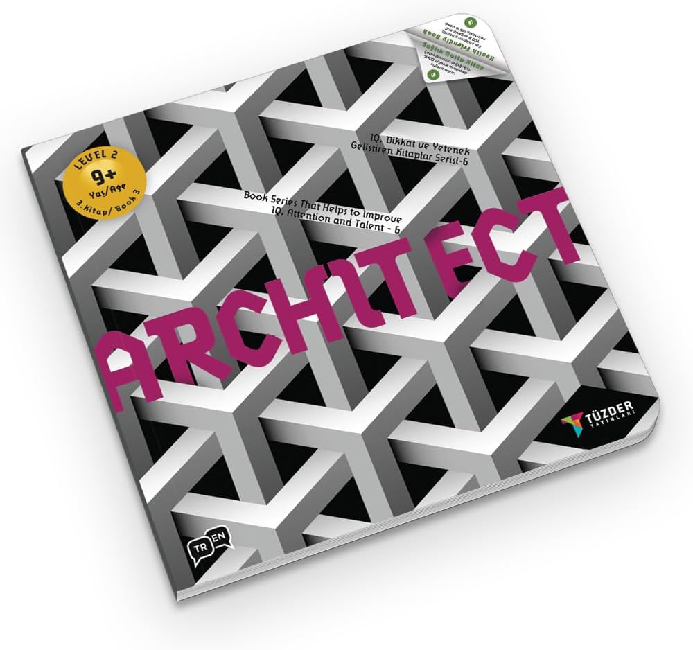 ARCHITECT 9+ Yaş / IQ, Dikkat ve Yetenek Geliştiren Kitaplar Serisi