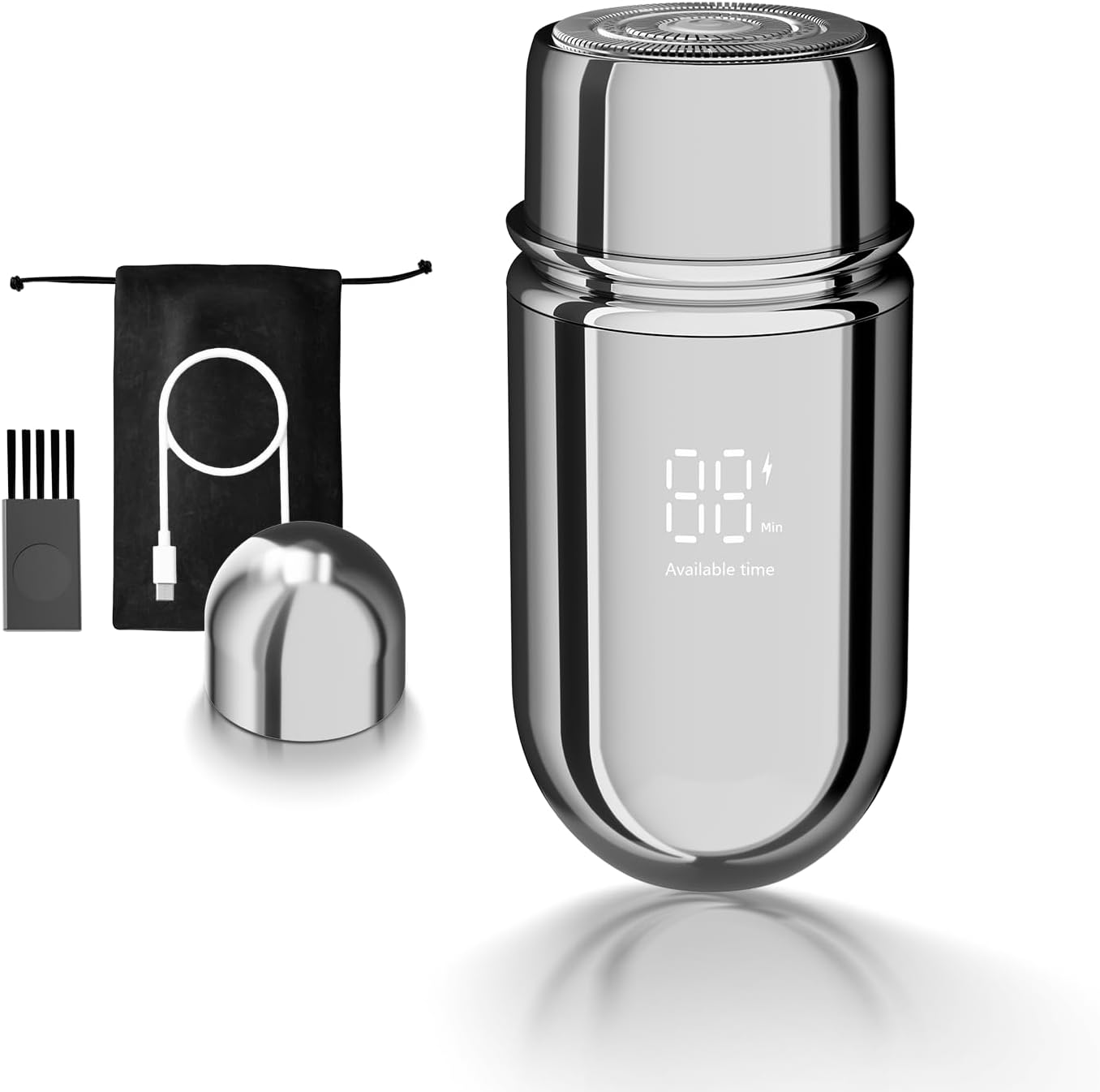 Pluzz Şarjlı Taşınabilir Unisex Mini Sakal ve Yanak Tıraş Makinesi