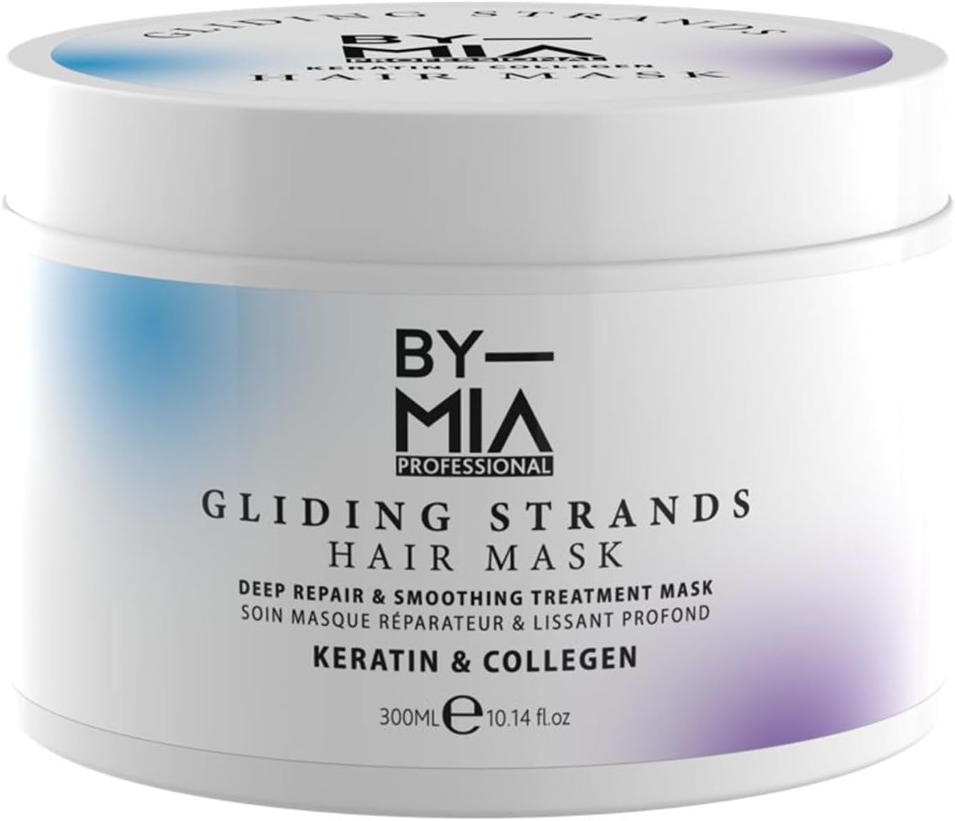 BY MIA Kolajen ve Keratin Saç Maskesi, 300 ml, Krem, Derin Onarım ve Pürüzsüzleştirme, Kuru ve Hasarlı Saçlar İçin, Argan Yağı ve Maca Özlü