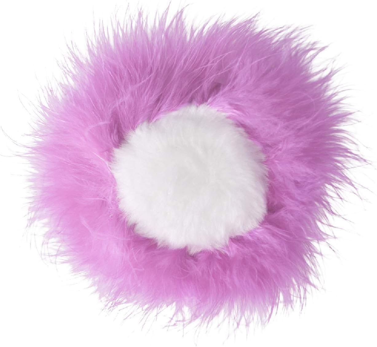 Match Vücut Simi Ponponu Kuş Tüyü Mor