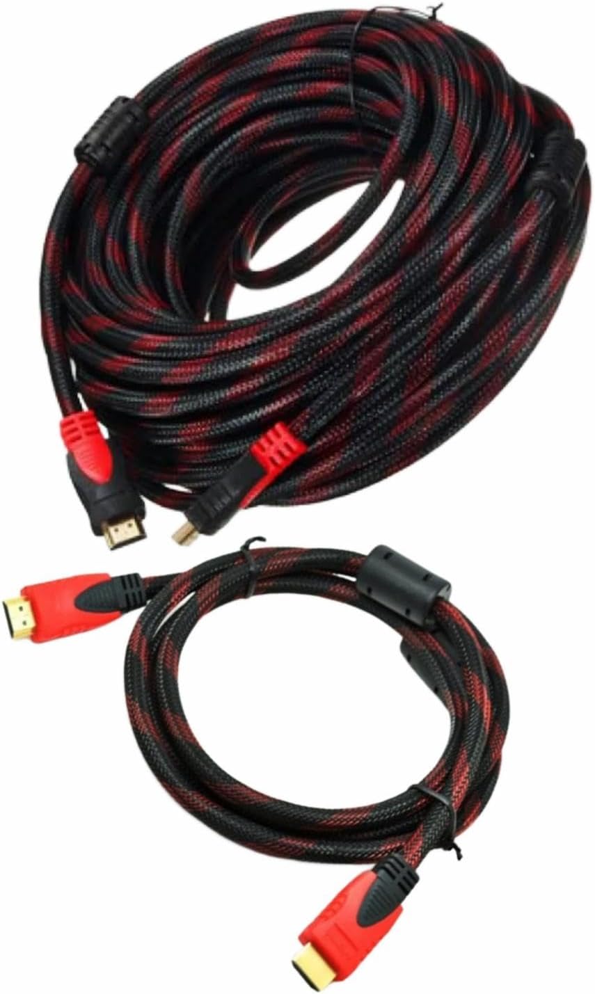 4K HDMI 50 FT Kablo (HDMI 2.0,18Gbps) Ultra Yüksek Hızlı Altın Uçlu, Ethernet Kablosu, 4K @ 60HZ 2K 1080P 3D ARC UHD TV Monitörü Dizüstü Bilgisayar Xbox PS4/PS5 vb ile Uyumlu (1,5 METRE)