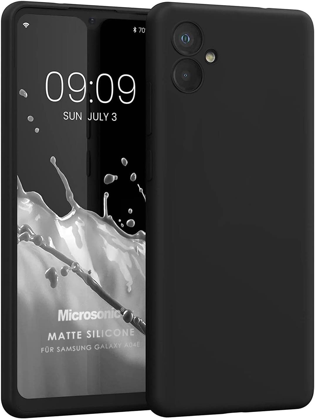 Silicone Galaxy A06 Kılıf Siyah [Galaxy A06 ile Uyumlu Kılıf - Siyah]