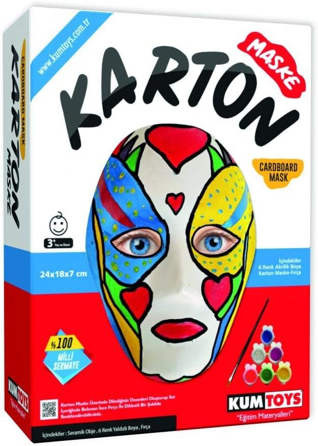Karton Maske Kutulu