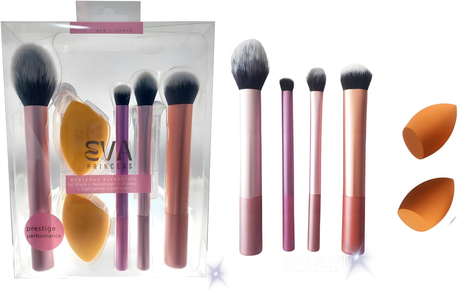 EVAPRINCESS MAKYAJ FIRÇASI SETİ - 6 PARÇA