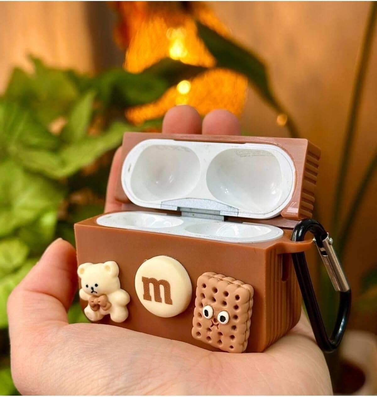 Pro - Pro2 ile Uyumlu Bisküvi Ayıcık Tasarımlı Kalın Silikon Kılıf - Brown