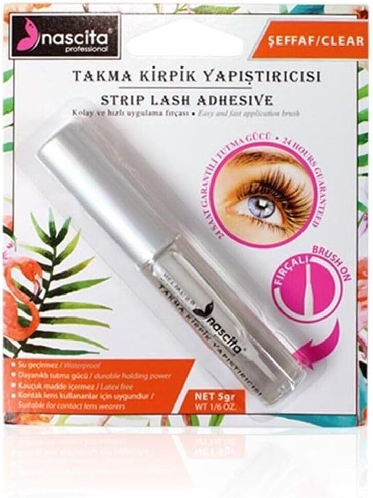 Nascita Takma Kirpik Yapıştırıcı (Şeffaf, 5 gr)