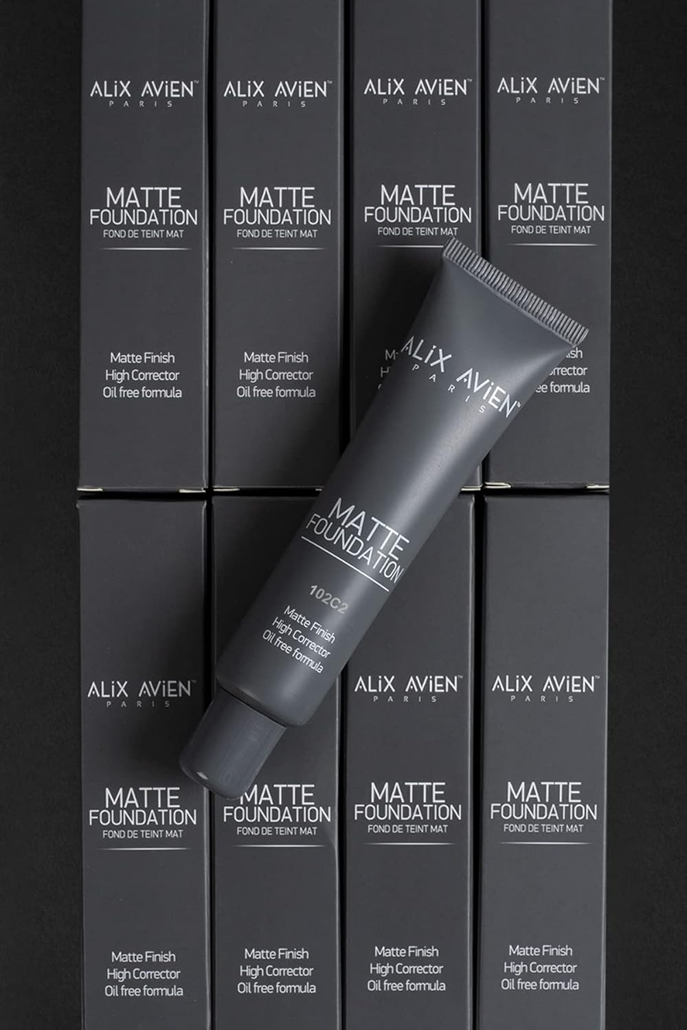 ALIX AVIEN Uzun Süre Kalıcı Doğal Mat Bitişli E Vitamini İçeren Mat Fondöten - Matte Foundation 403 Fair Sand