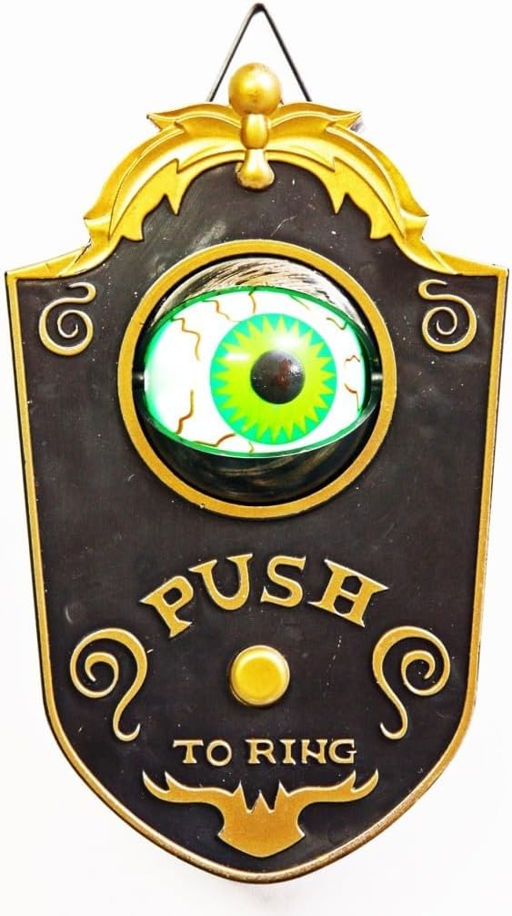 Halloween Kapı Zili Ding Siyah