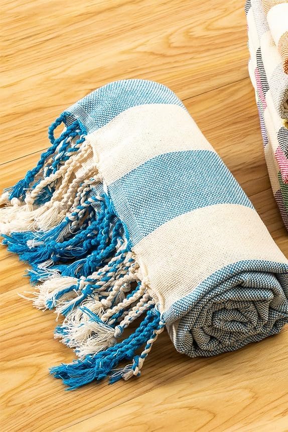 Banyo Havlusu Plaj Havlusu Mavi