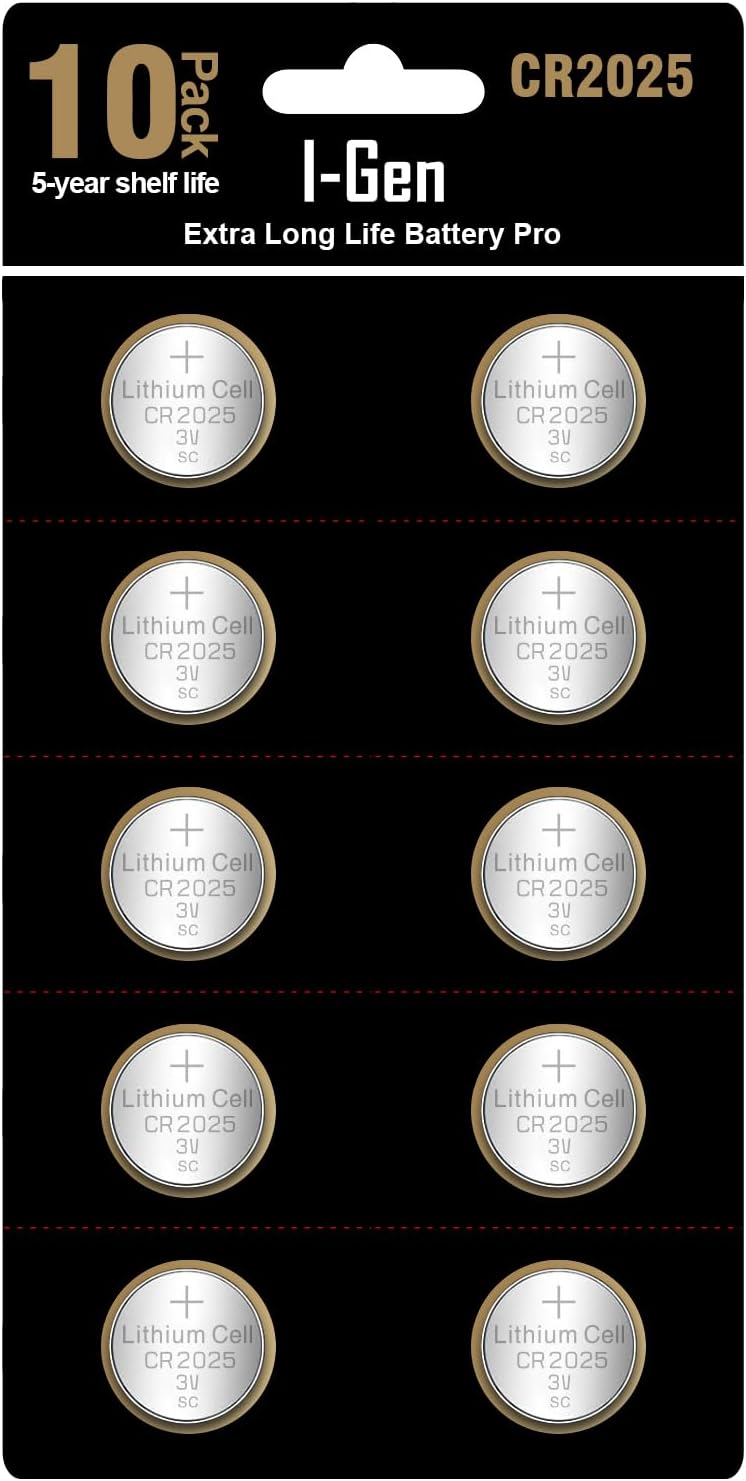 CR2025 Pil 10'lu Paket Lityum Düğme Pil 3V 2025