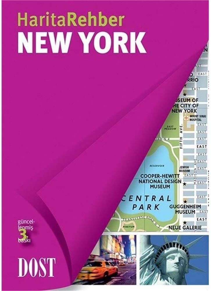 New York Cartoville Harita Rehber (Ciltli)