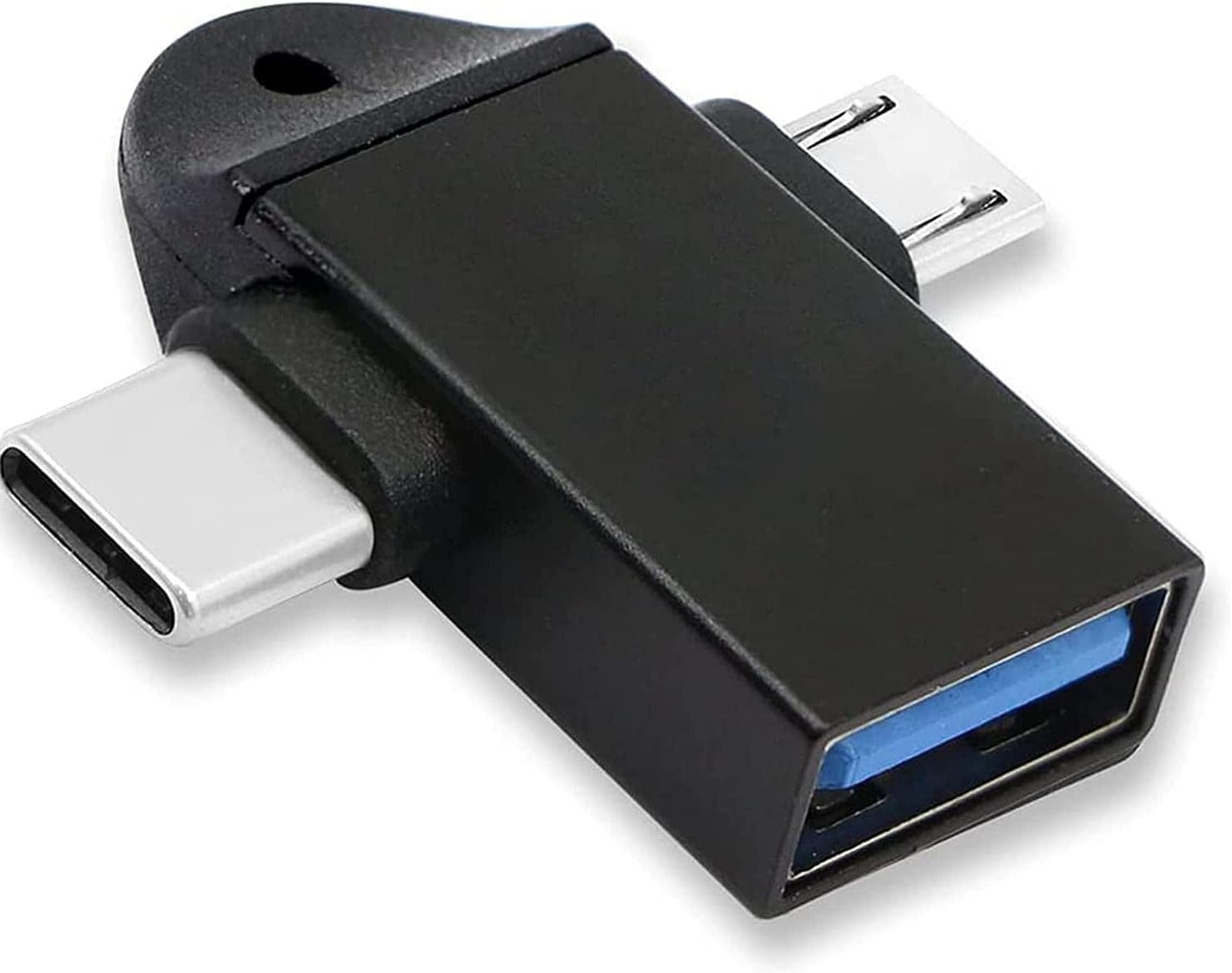 3'ü 1 Arada Micro USB Type-C OTG Dönüştürücü Adaptör Otg C Tipi Adaptör 2 In 1 Otg Mikro Usb Dönüştürücü Usb C 3.0 Disk Fare Konektörü Akıllı Telefon Usb Tak Çalıştır 3 in 1