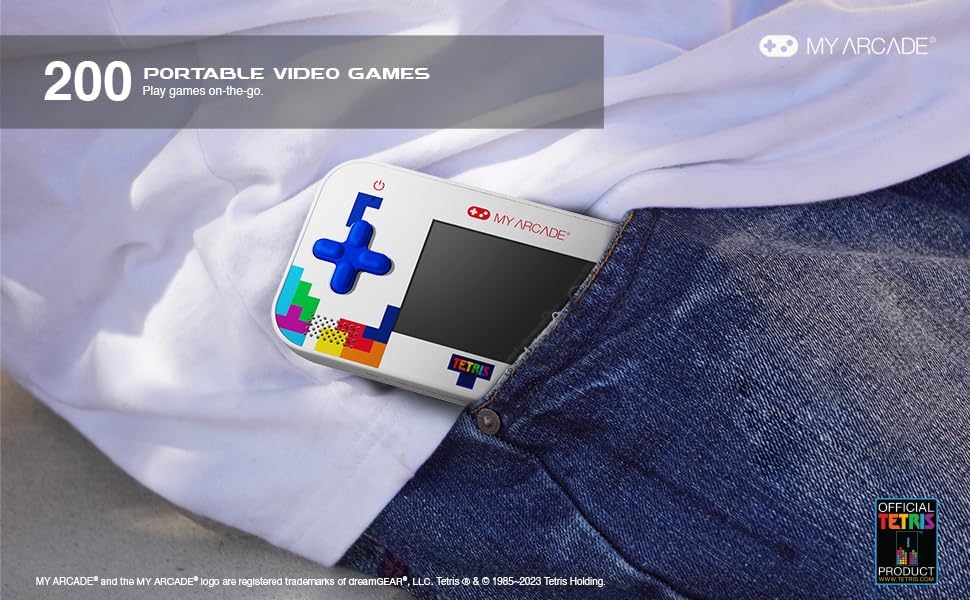 MY ARCADE GAMER V TETRIS PORTABLE RETRO KONSOL 201 OYUN