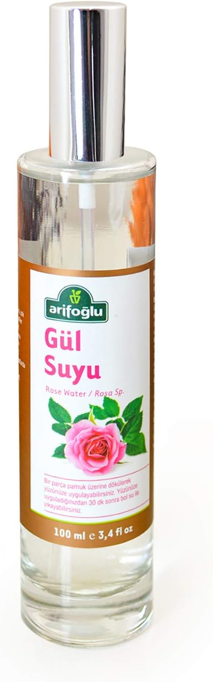 Arifoğlu Gül Suyu Cam Şişe Sprey (100 ml)