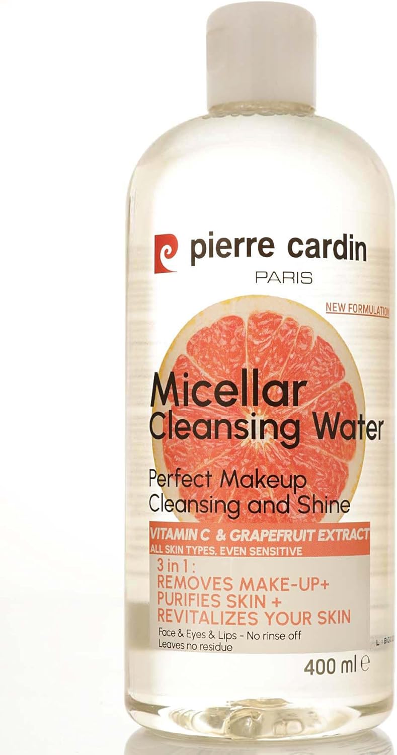 Pierre Cardin Gently Cleansing Micellar Water with Pink Grapefruit & Vitamin C - Makyaj Temizleme Suyu 400 ml