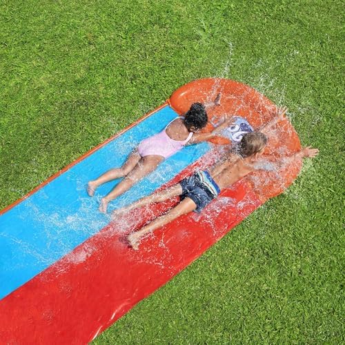 H2OGO! Tsunami Splash Ramp Çift Kaydırak 488 cm