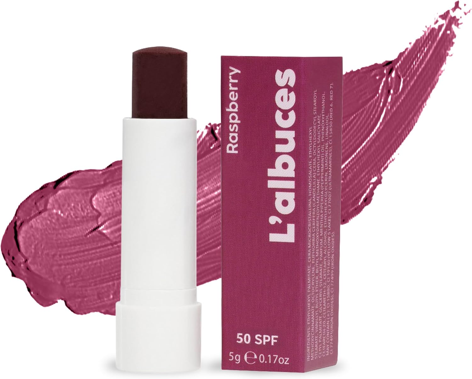 L'albuces Raspberry 50 SPF Lip Balm-Dudak Nemlendiricisi