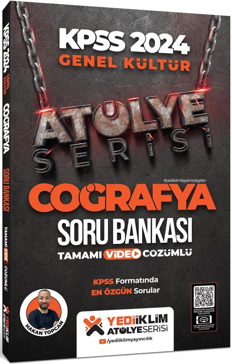 2024 KPSS Atölye Serisi Tamamı Video Çözümlü Coğrafya Soru Bankası