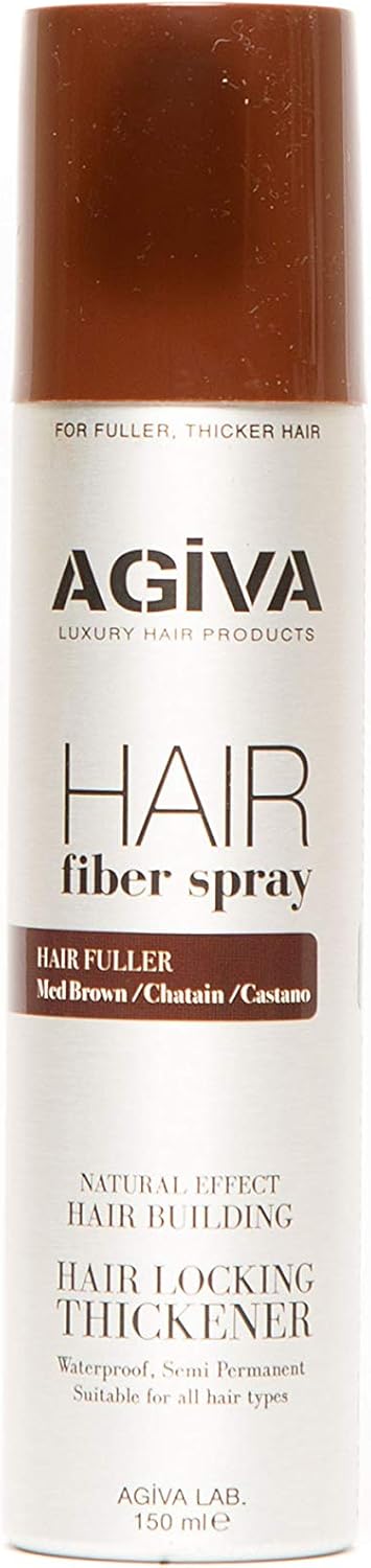 AGIVA Hair Fiber Sprey 150Ml Mat Brown