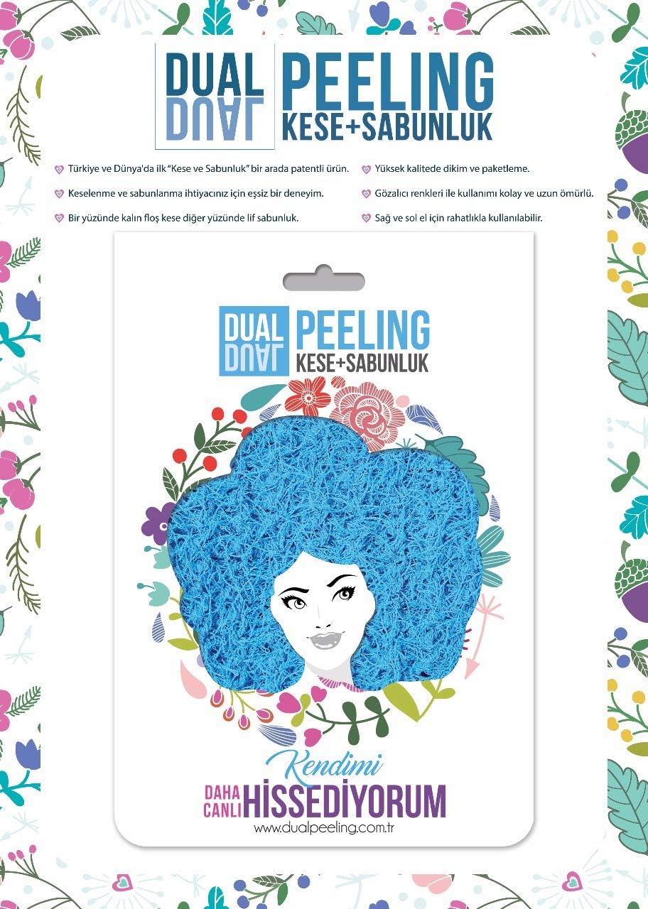 Dualpeeling Kese + Sabunluk Hamam Kesesi - Banyo Kesesi