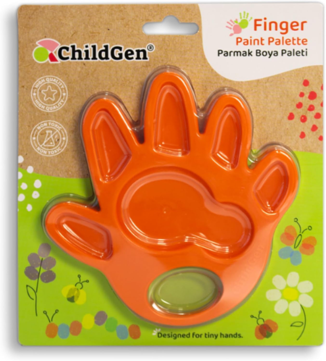 Parmak Boya Paleti Turuncu