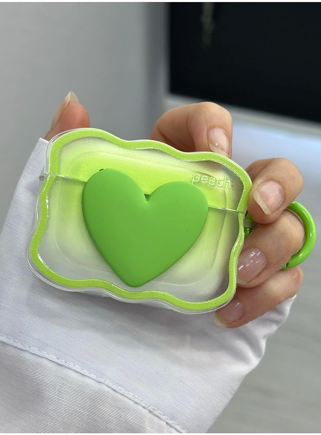 ile Uyumlu Tasarımlı Kalın Silikon Koruyucu Kılıf - Green