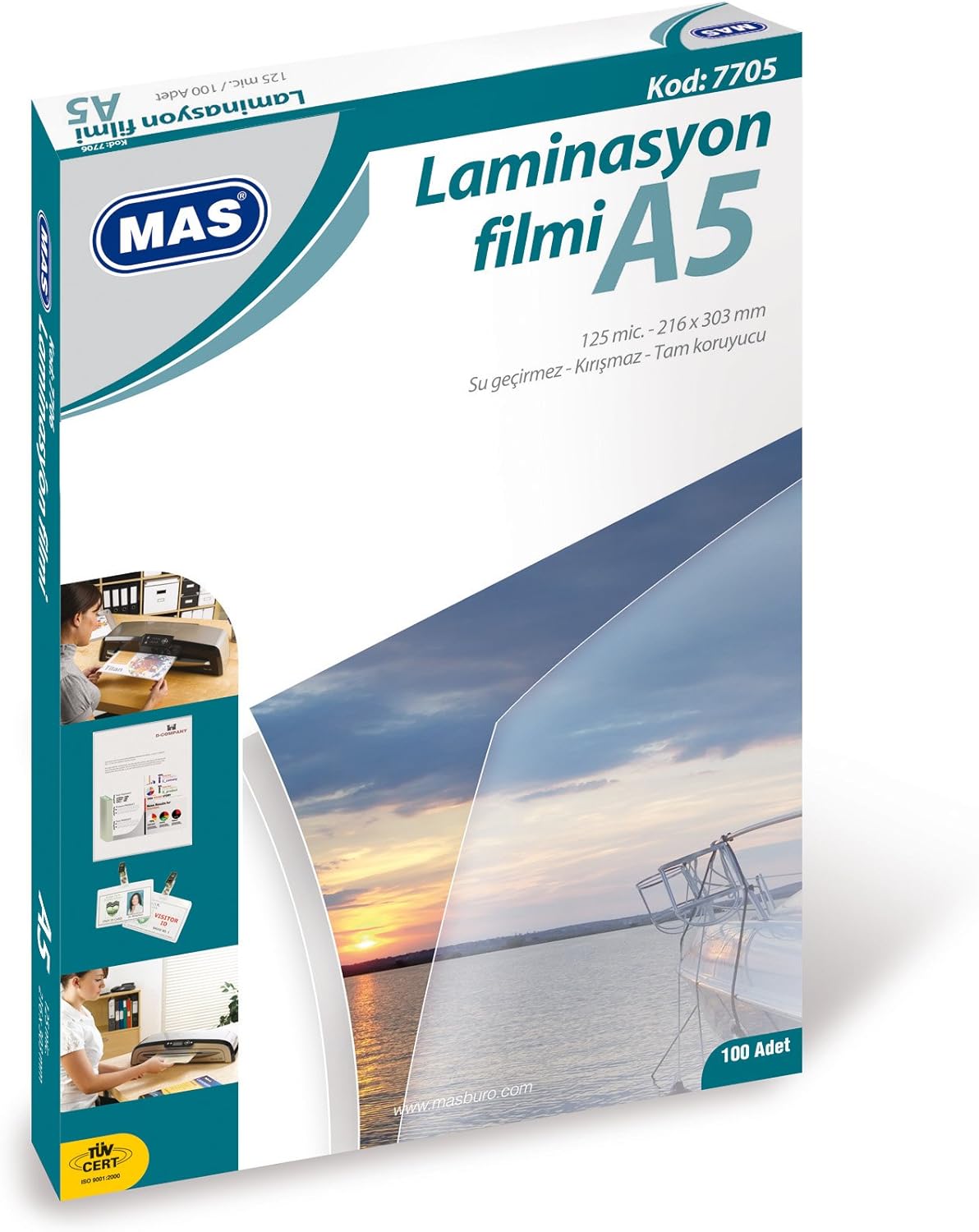 Laminasyon Filmi A5 Şeffaf