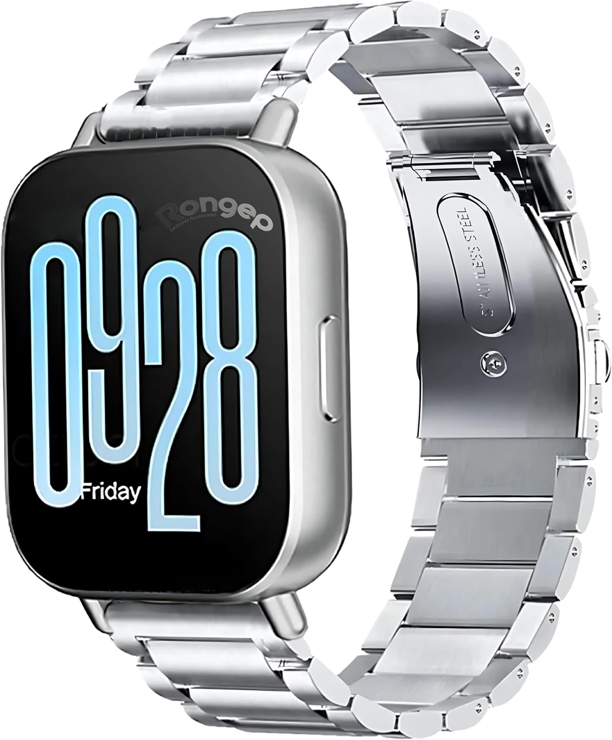 Bakla Model Çelik Kordon ile Uyumlu 5 / 5 Lite/ 2/2Pro/S3/S1/S1Pro/S1 İçin Katlanır Toka Mekanizmalı Paslanma Yapmayan Kayış