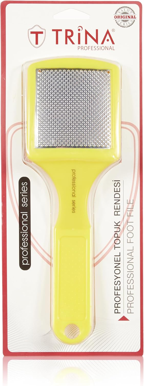 Trina Sarı Plastik Saplı Topuk Rendesi