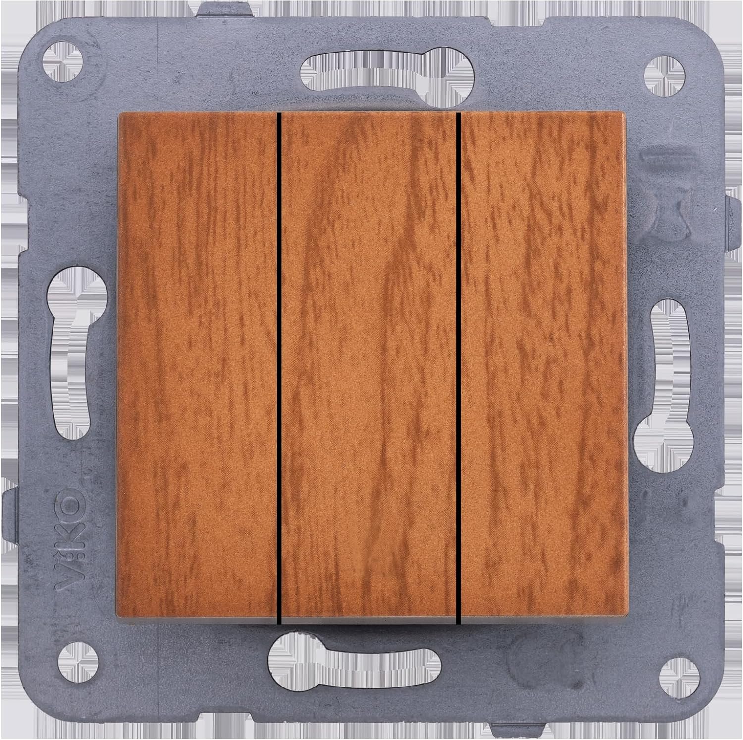 Novella/Trenda Ceviz Üçlü Anahtar Mekanizma ve Düğme/Kapak Vakumlu Paket