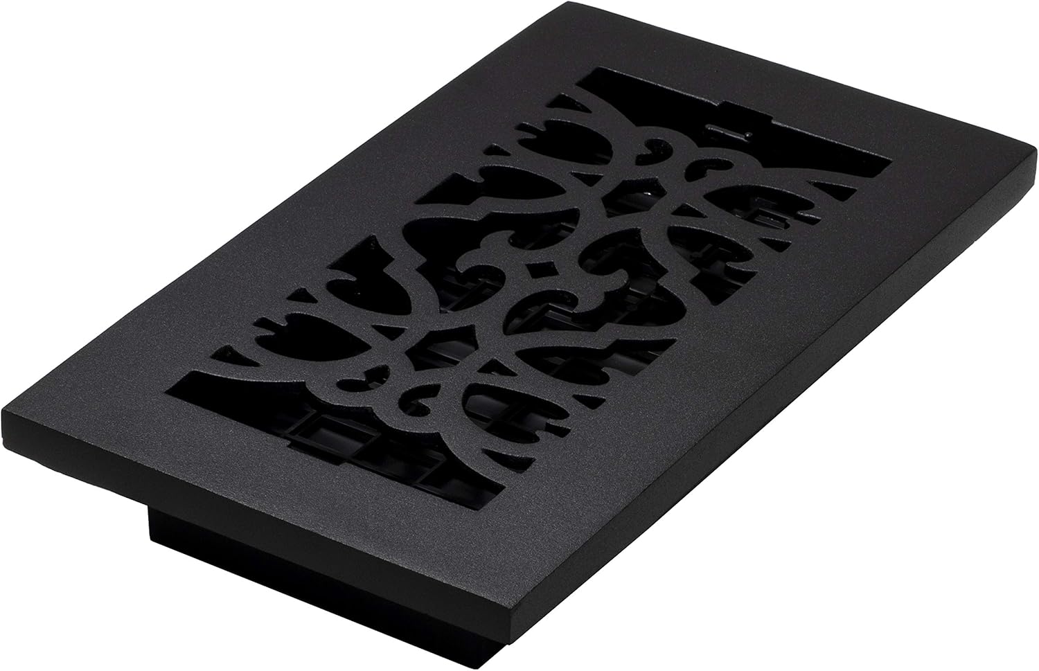 AC408-BLK Viktorya Dönemi Zemin Tescili, 4 x 8, Dökme Demir Siyah