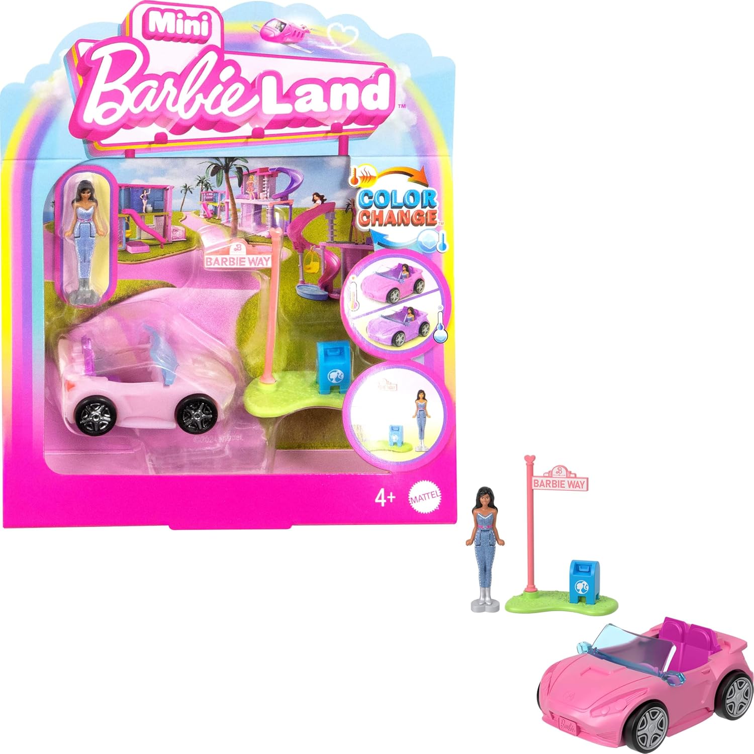 , Mini Barbieland Convertible, Hyf42, Çok Renkli