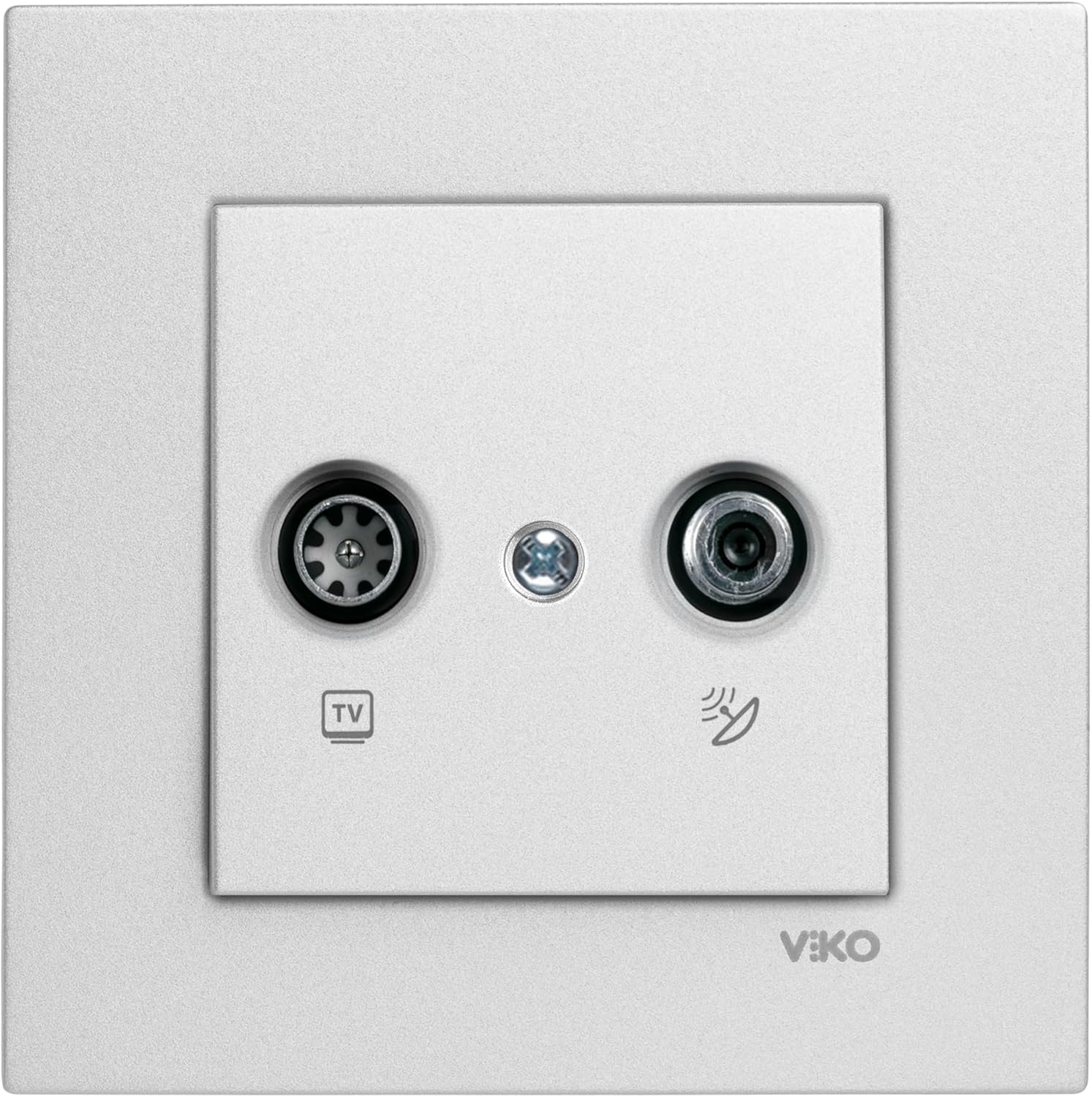 Novella Metalik Beyaz TV SAT Sonlu Vakumlu Paket