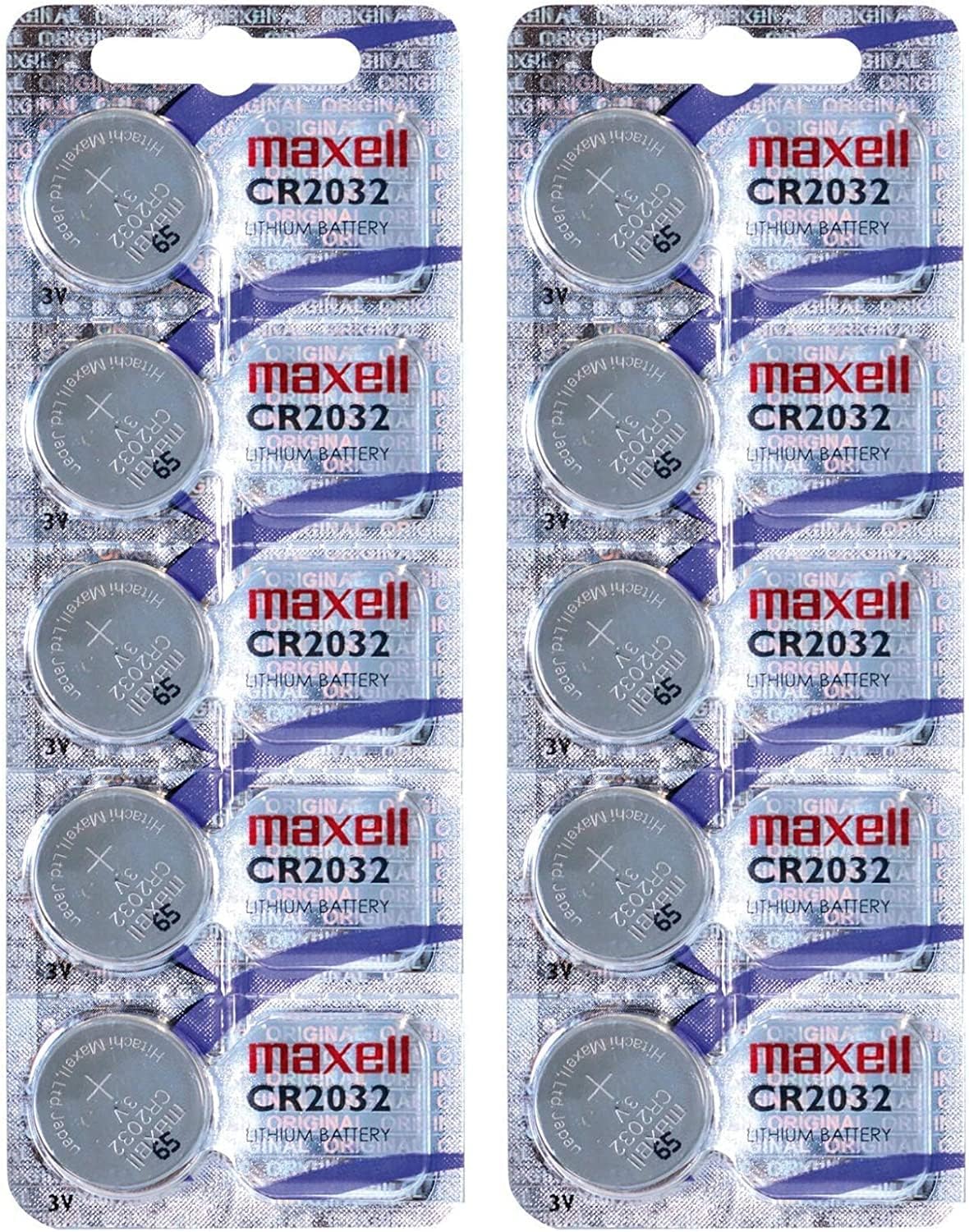 2032 düğme pil, toplam 10 adet