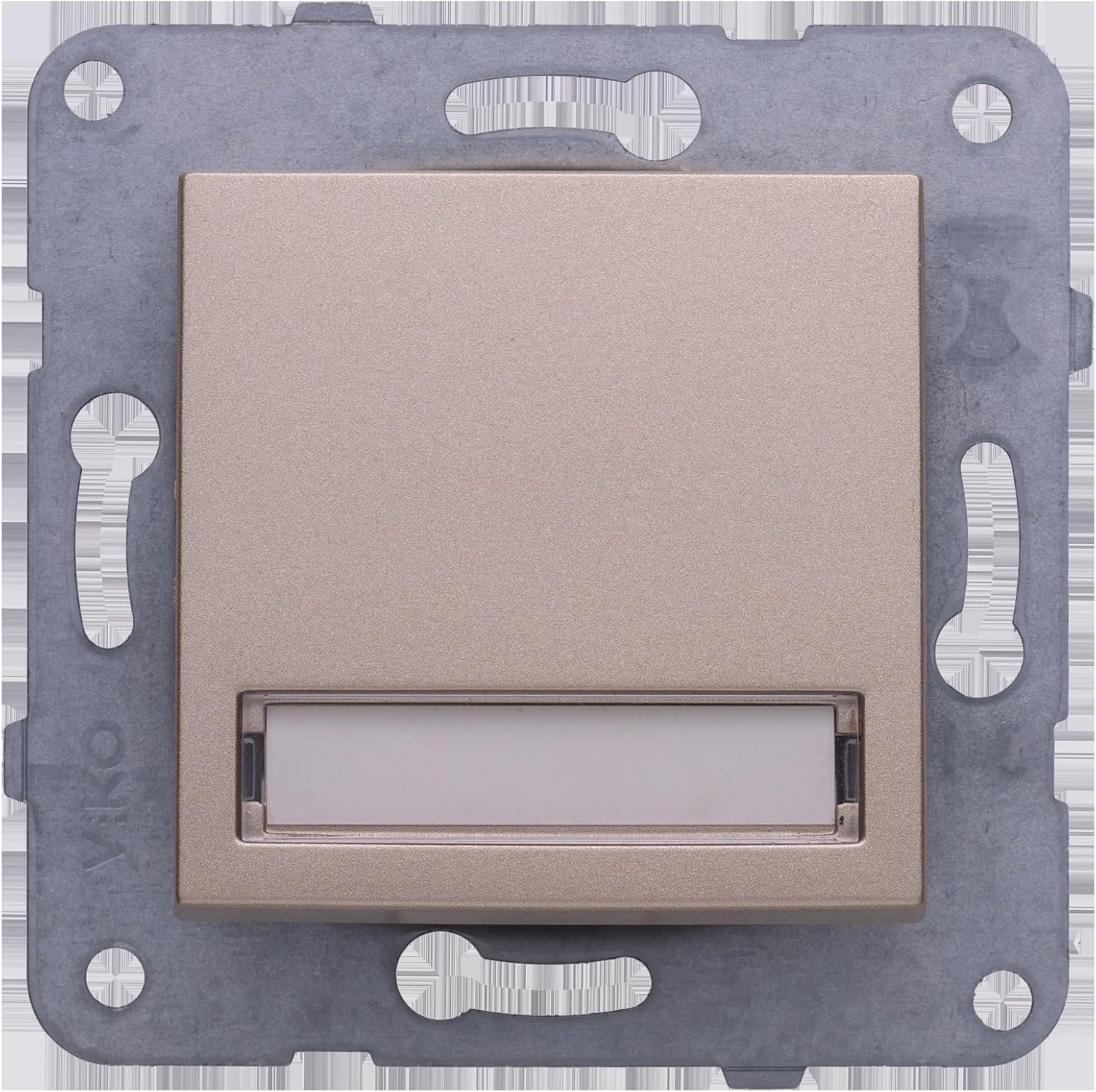 Novella Bronz Işıklı Etiketli Zil 24V Çabuk Bağlantı Vakumlu Paket