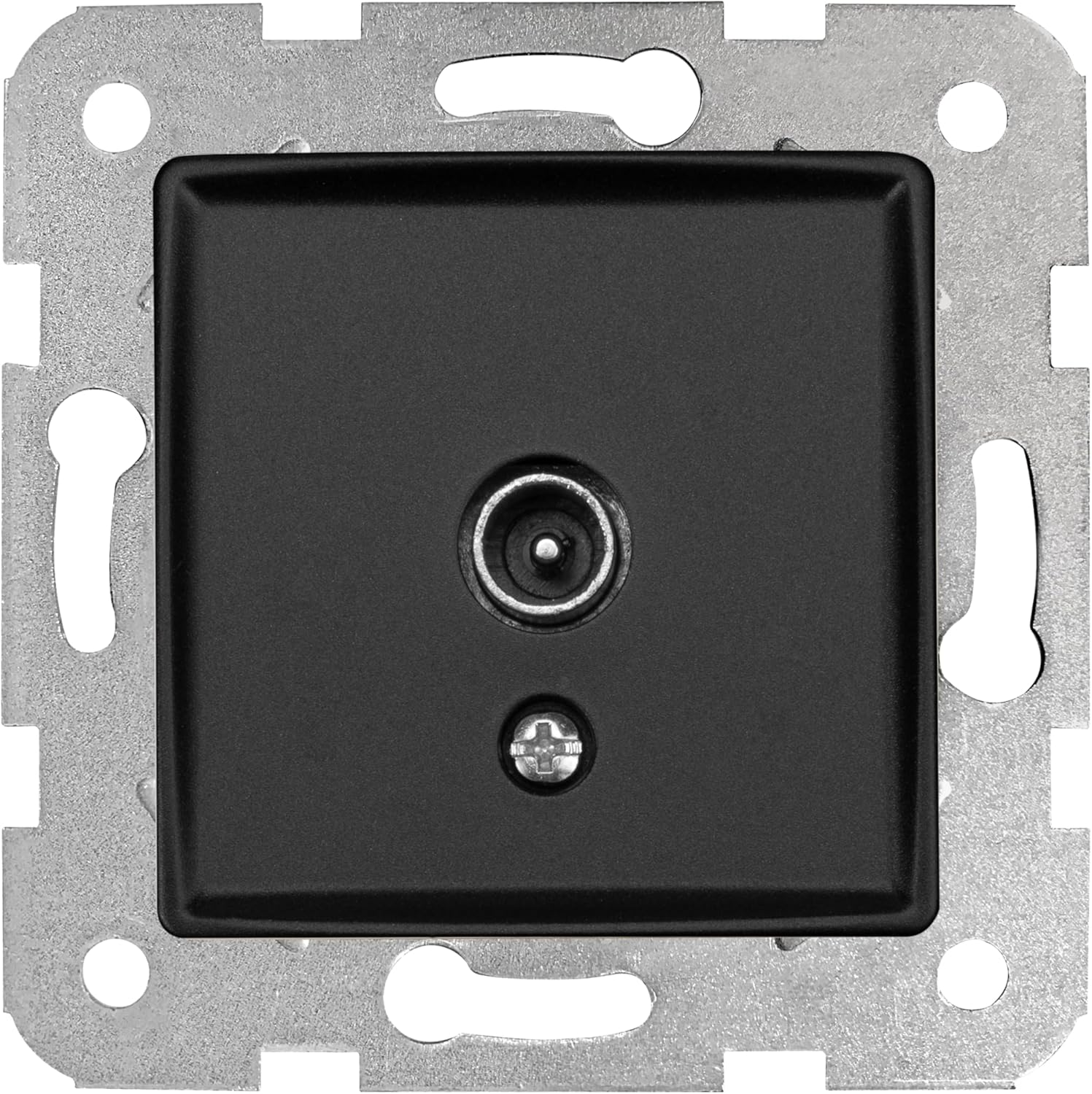 Linnera Life Gece Siyahı TV Geçişli 8dB Mekanizma ve Kapak