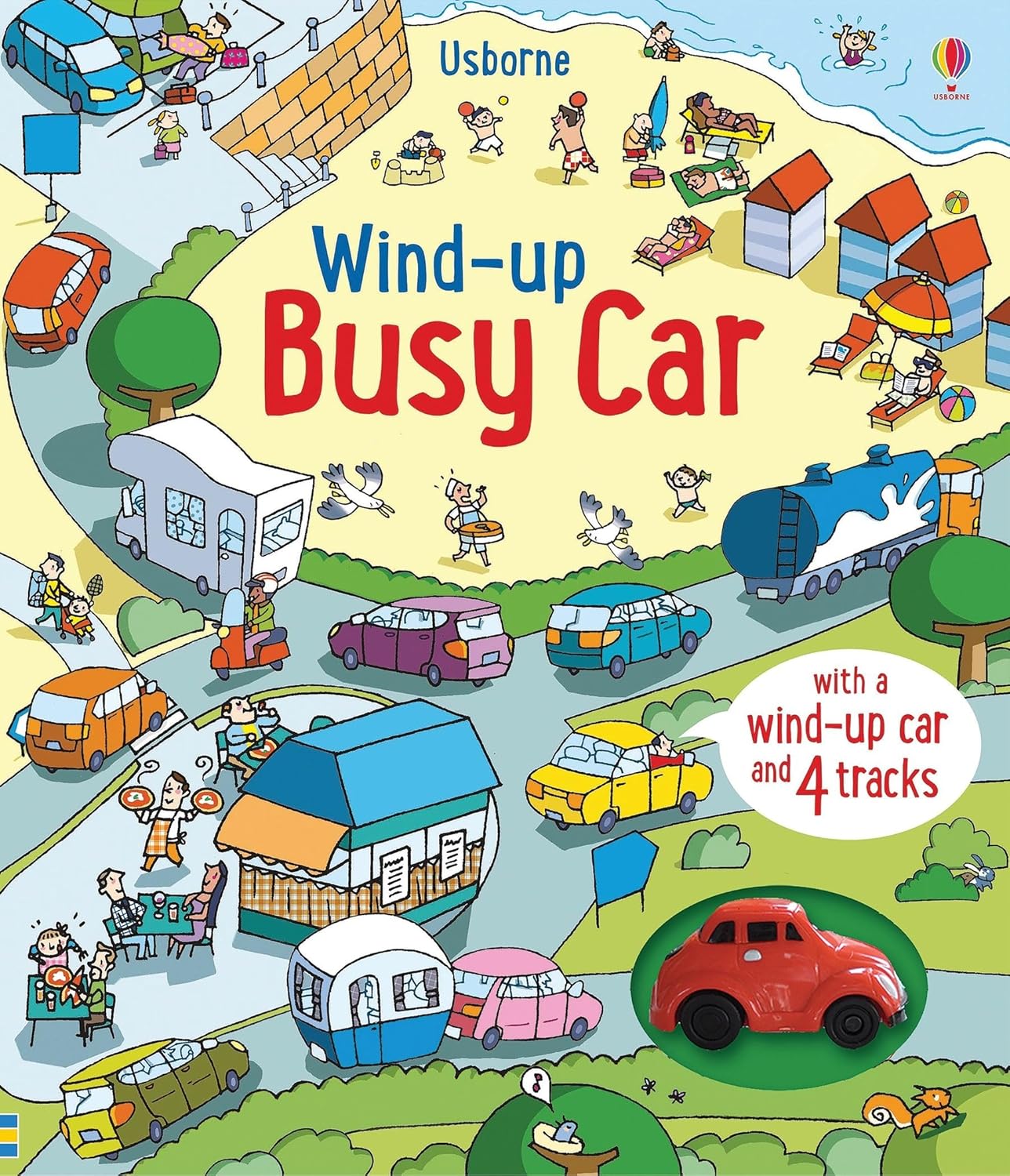 USB - Wind-Up Busy Car